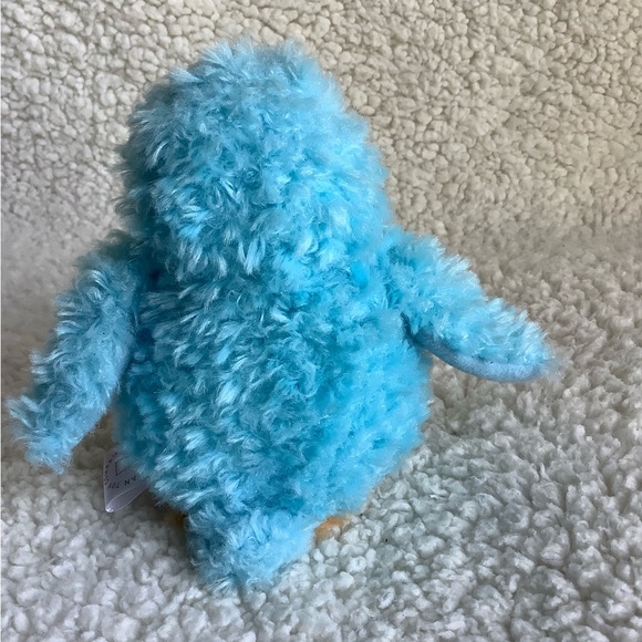 MANHATTAN TOY 5 inch Baby Bird 2013 Plush Stuffed Animal Toy Orange & Blue - Picture 6 of 7